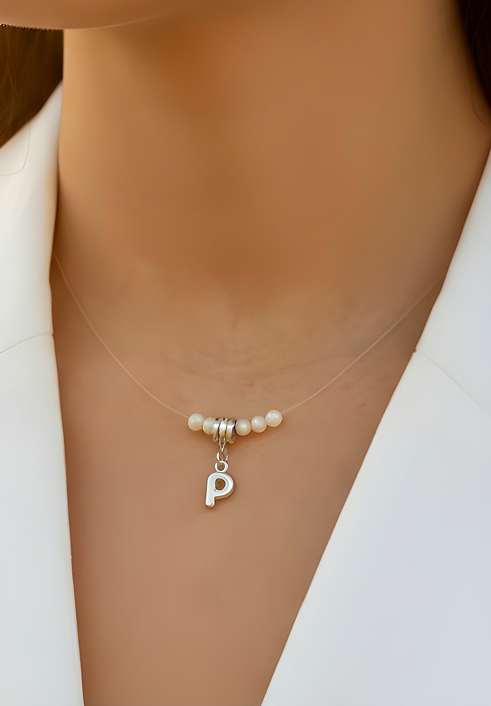 گردنبند پاندورا حرف P